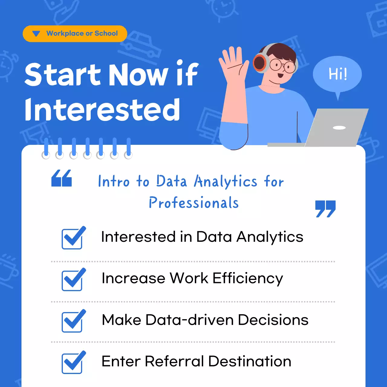 Blue Modern Trainee Recruitment