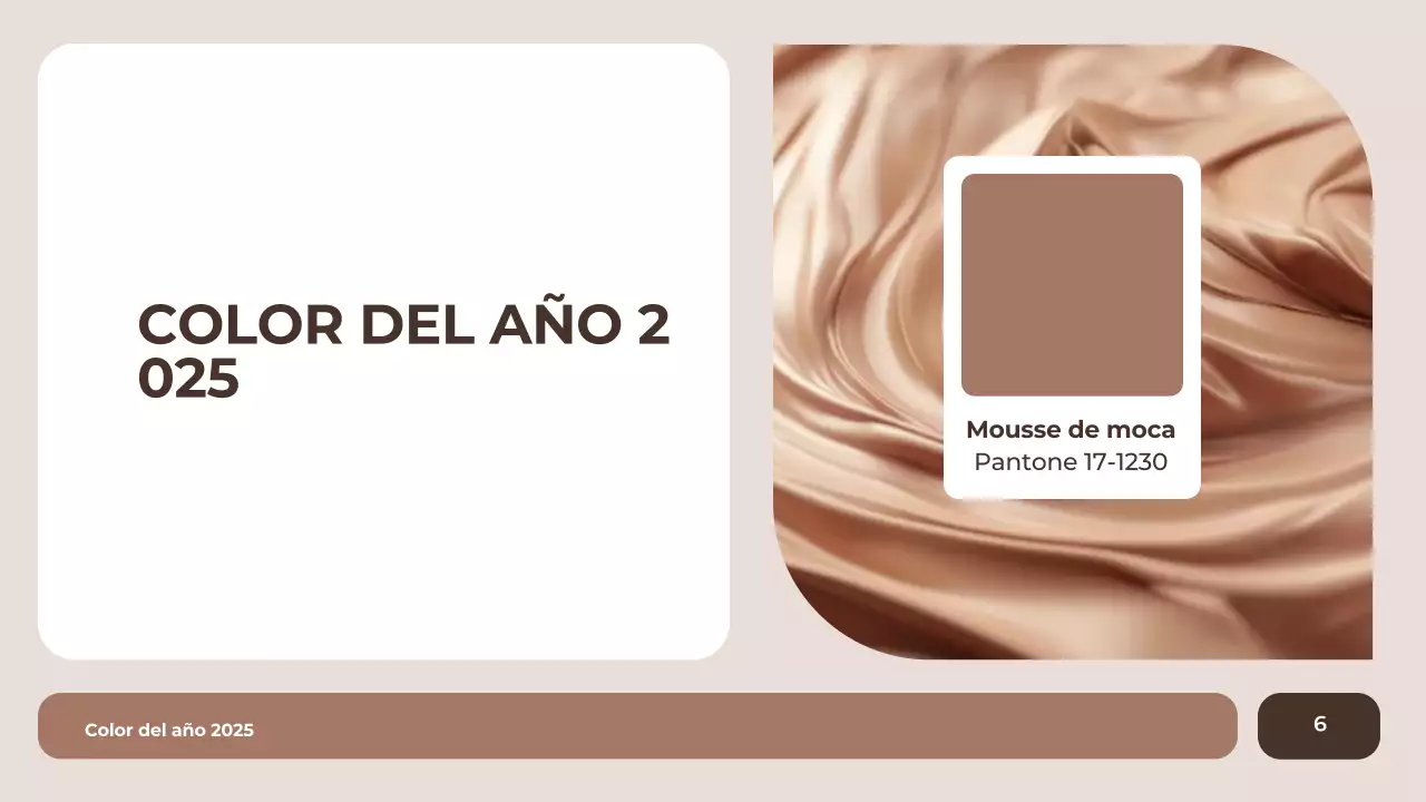 informe de color moderno marrón