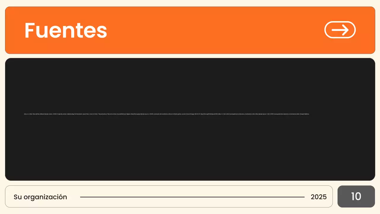 Presentación del Anuncio Civil Moderno de Orange