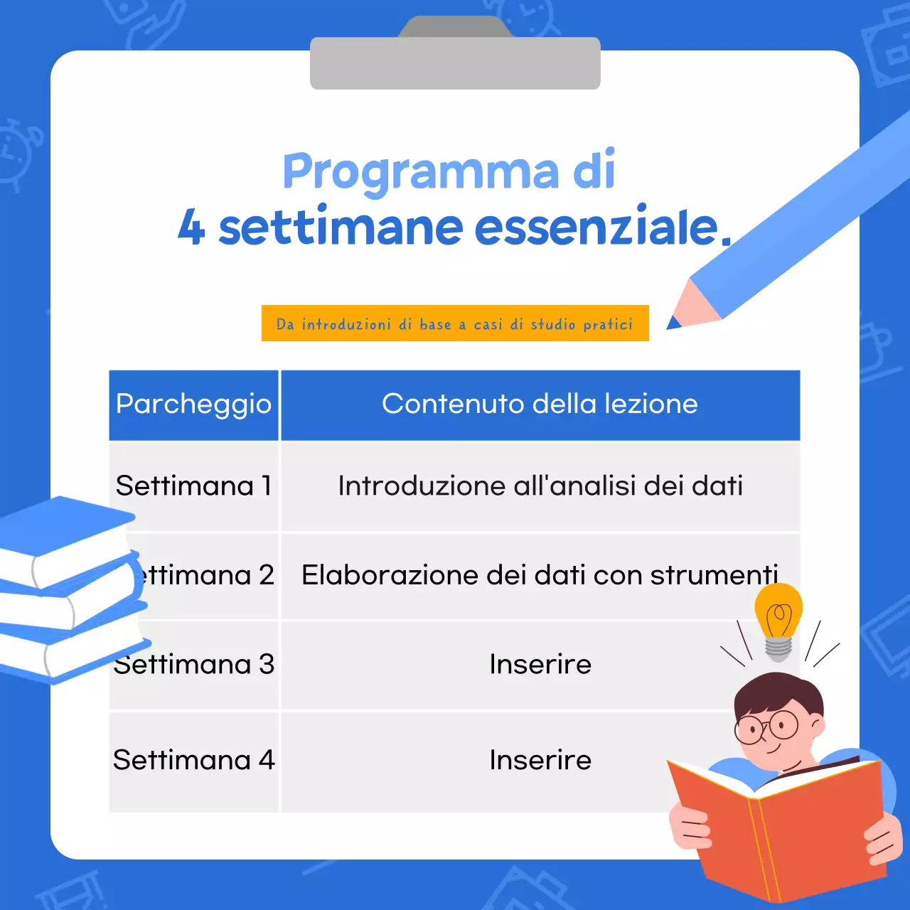 Reclutamento apprendisti blu moderno