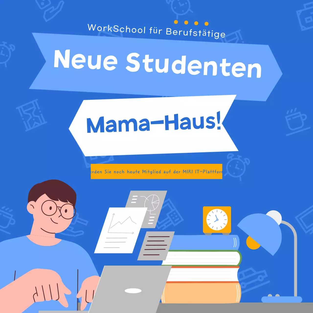 Blue Modern Trainee Recruitment