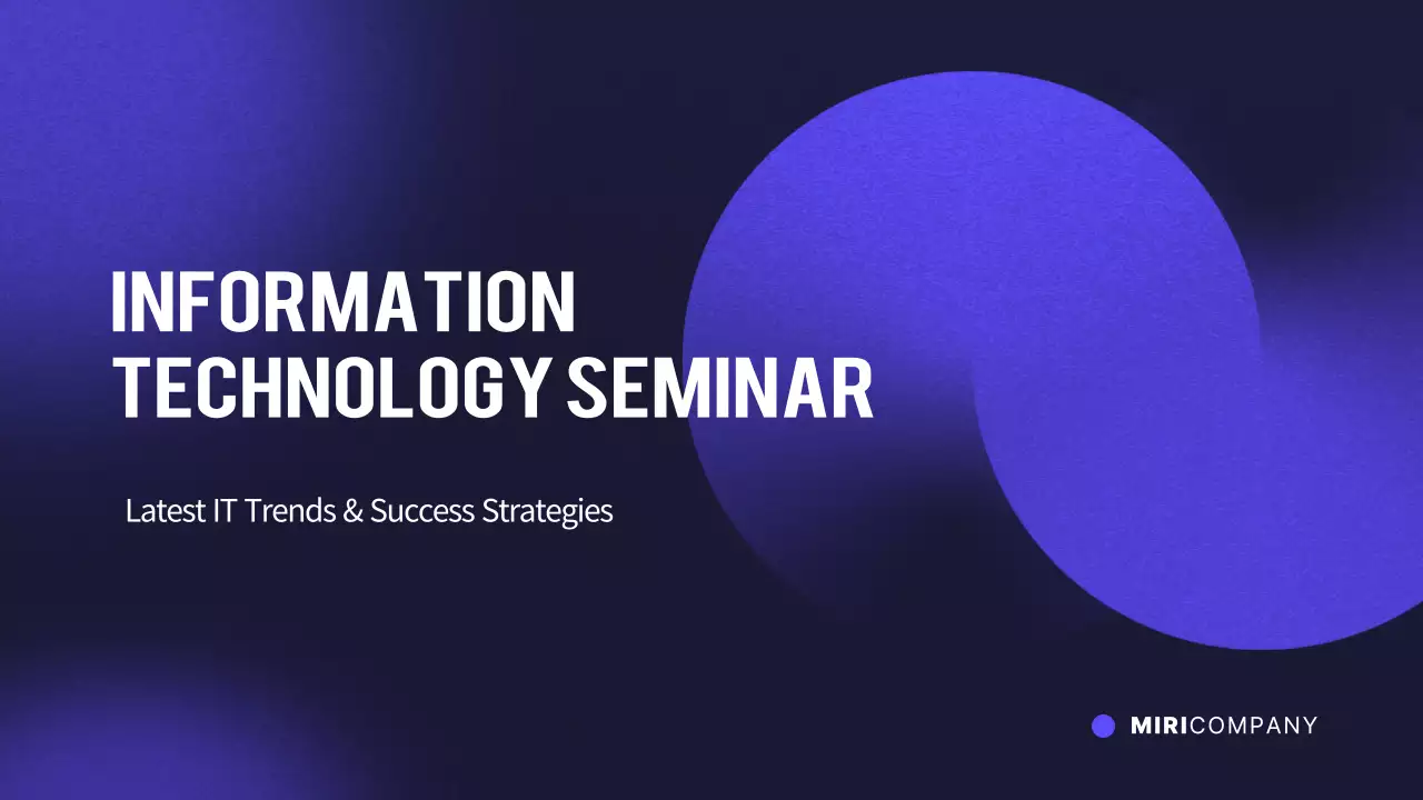 Thông tin hội thảo hiện đại màu xanh hải quân