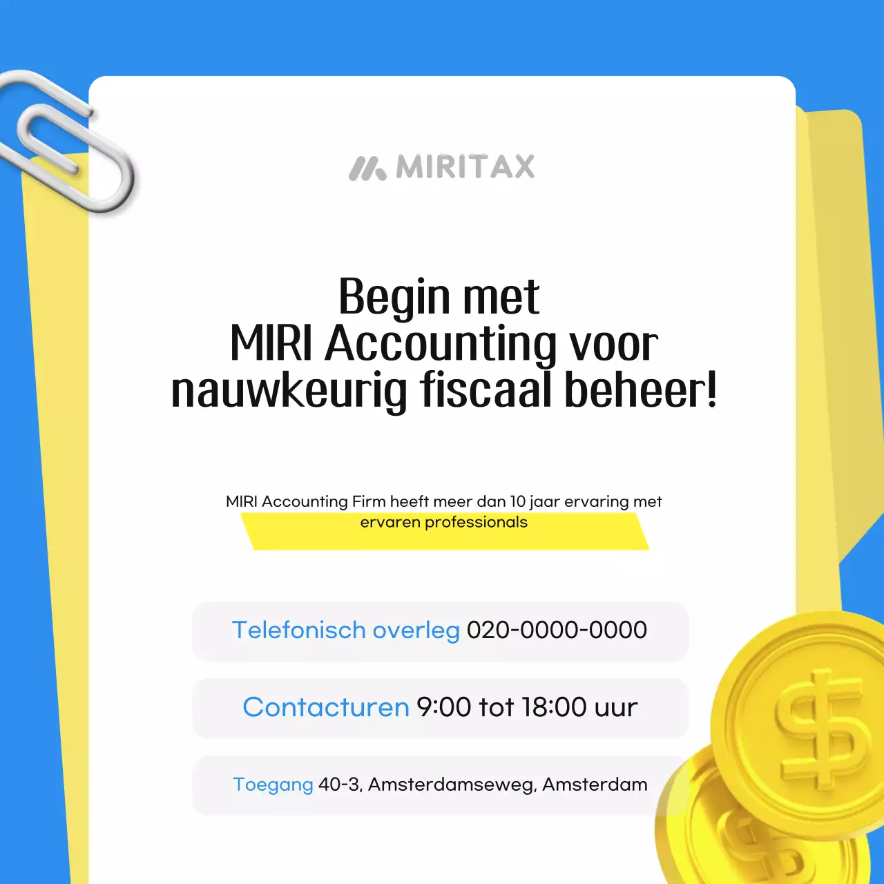 Blue Simple Belasting uitgelegd