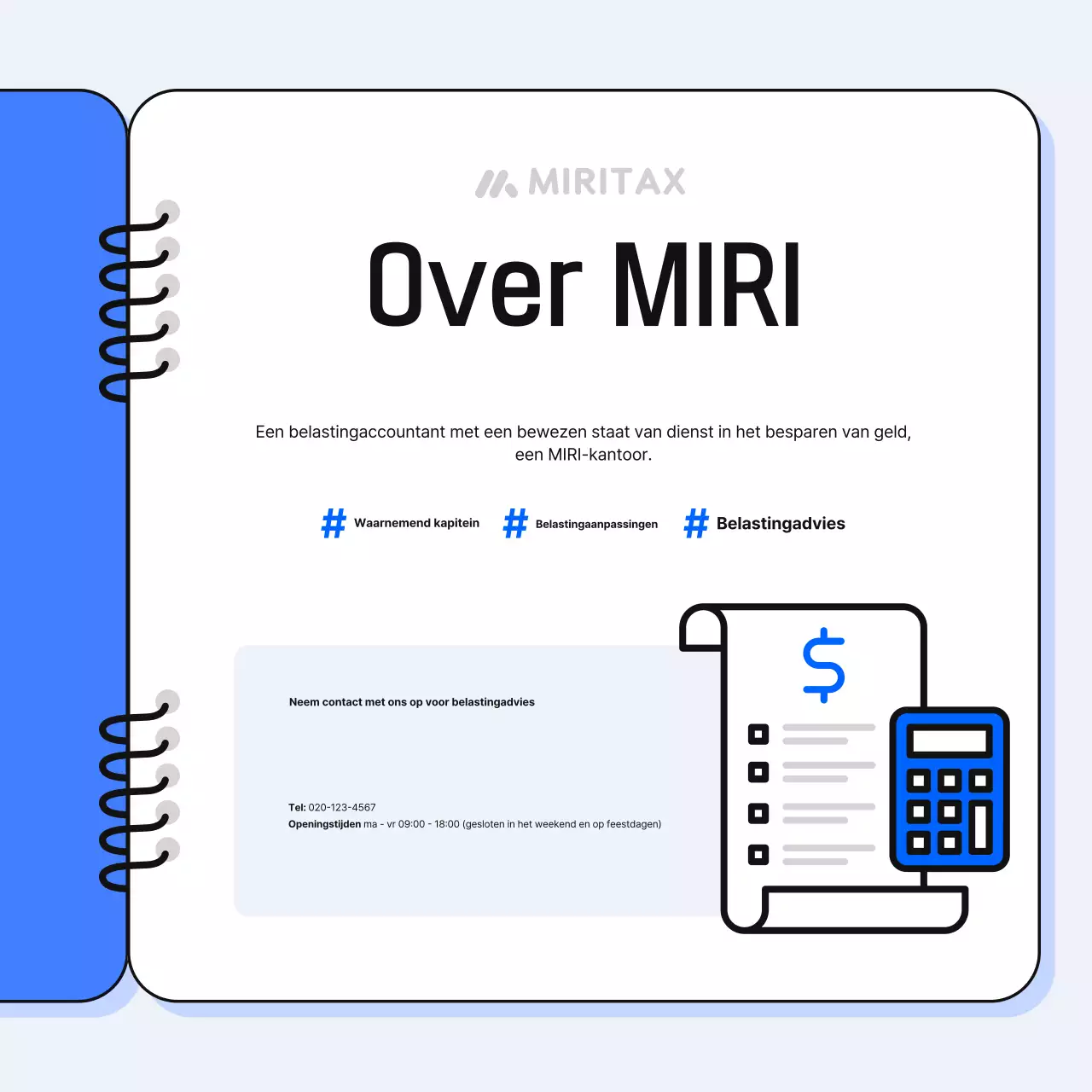 Promoot je blauwe eenvoudige fiscale entiteit