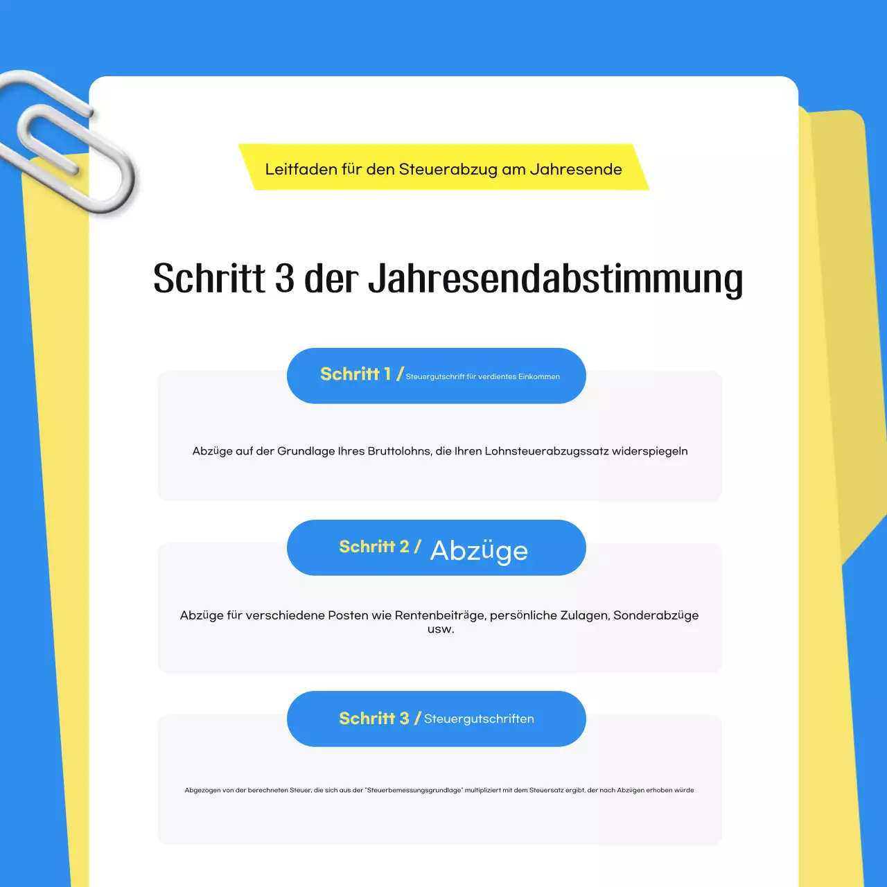 Blaue Einfachsteuer erklärt