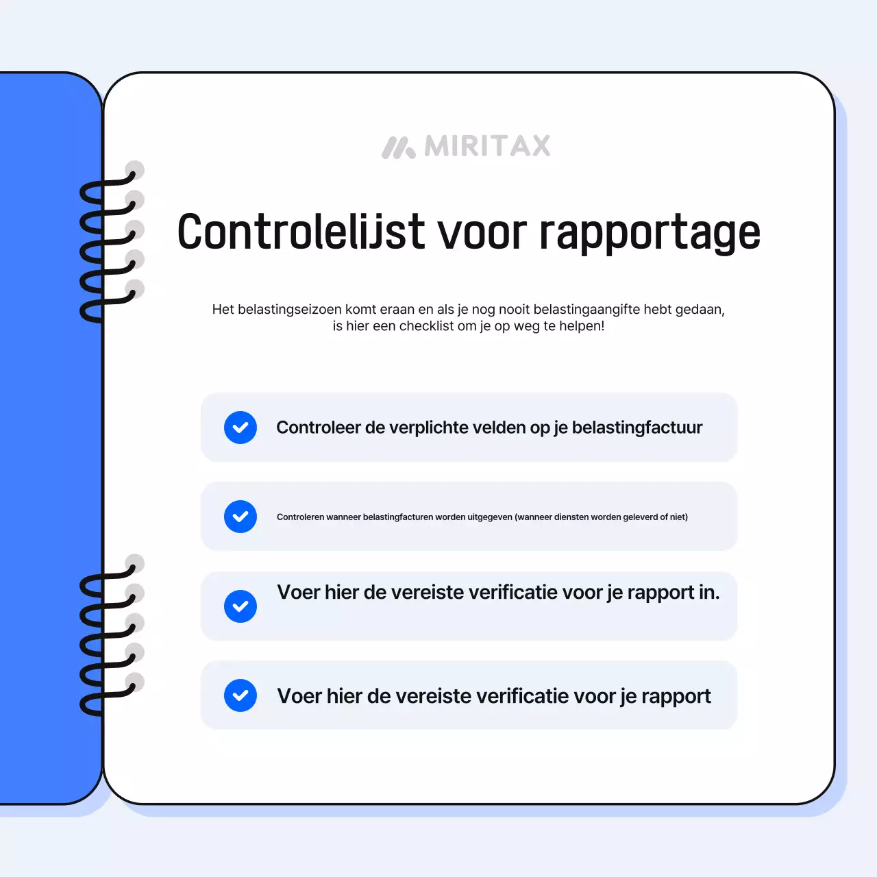 Promoot je blauwe eenvoudige fiscale entiteit
