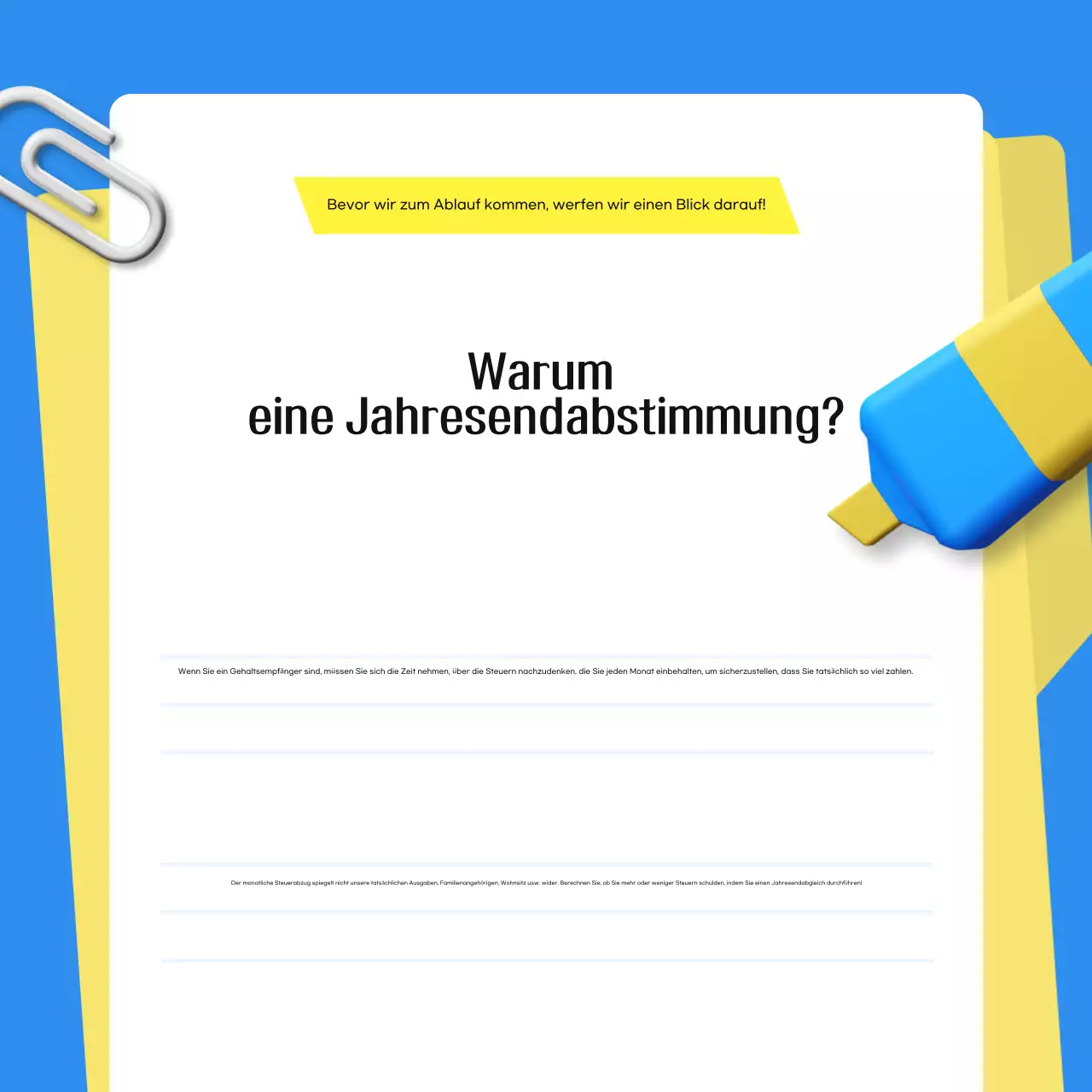 Blaue Einfachsteuer erklärt