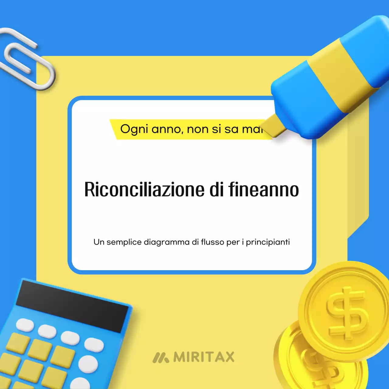 L'imposta blu semplice spiegata