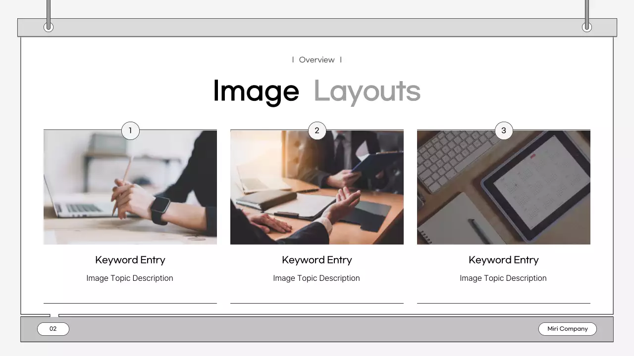 A gray, simple business plan