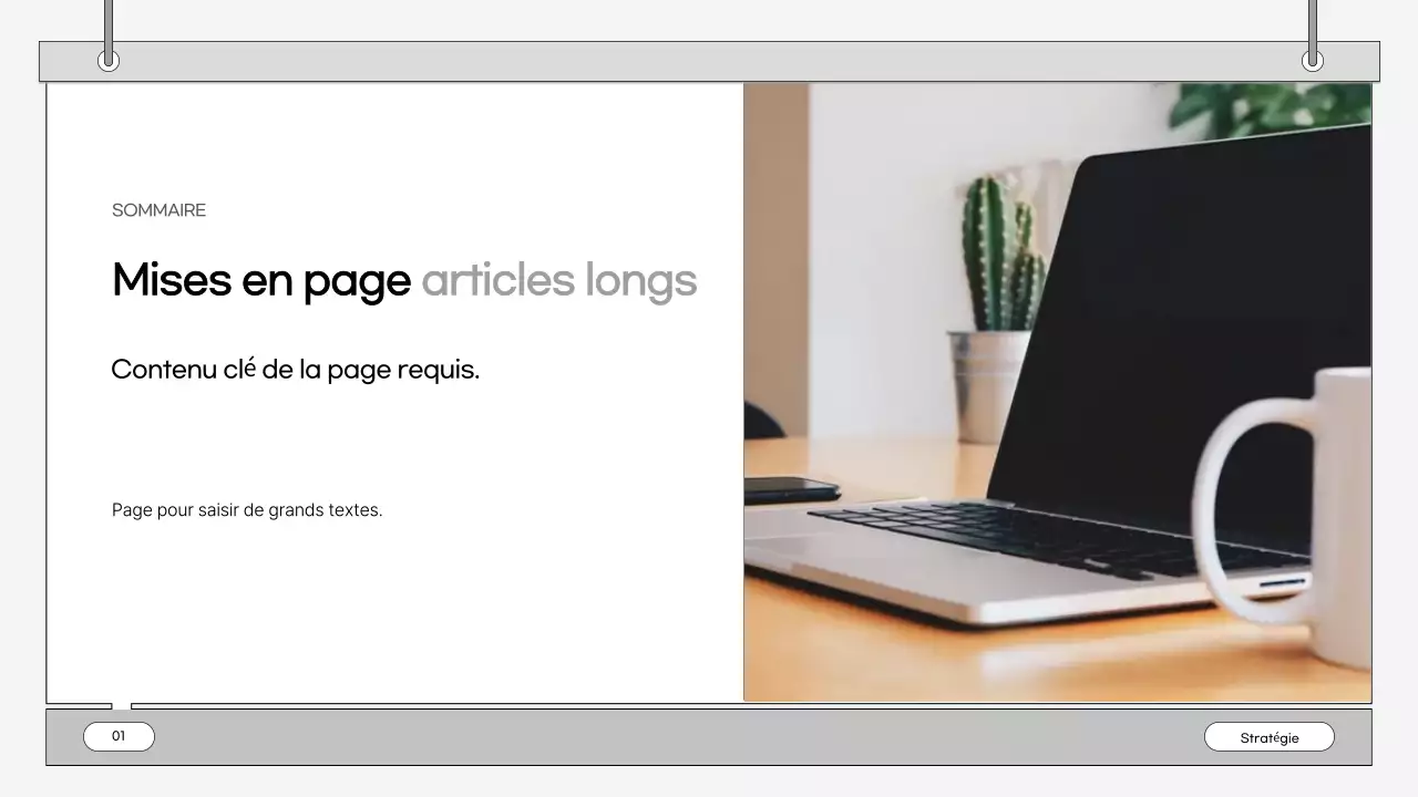 Un plan d'affaires simple et clair