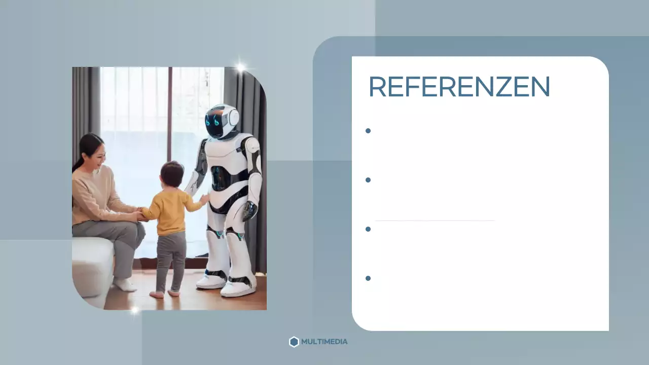 graue moderne akademische Präsentationsvorlage