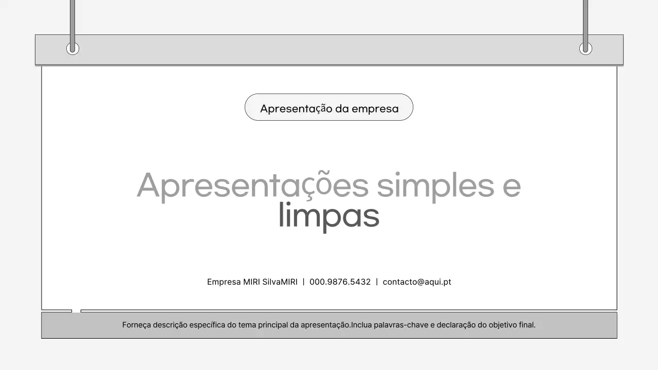 Um plano de negócios simples e cinzento
