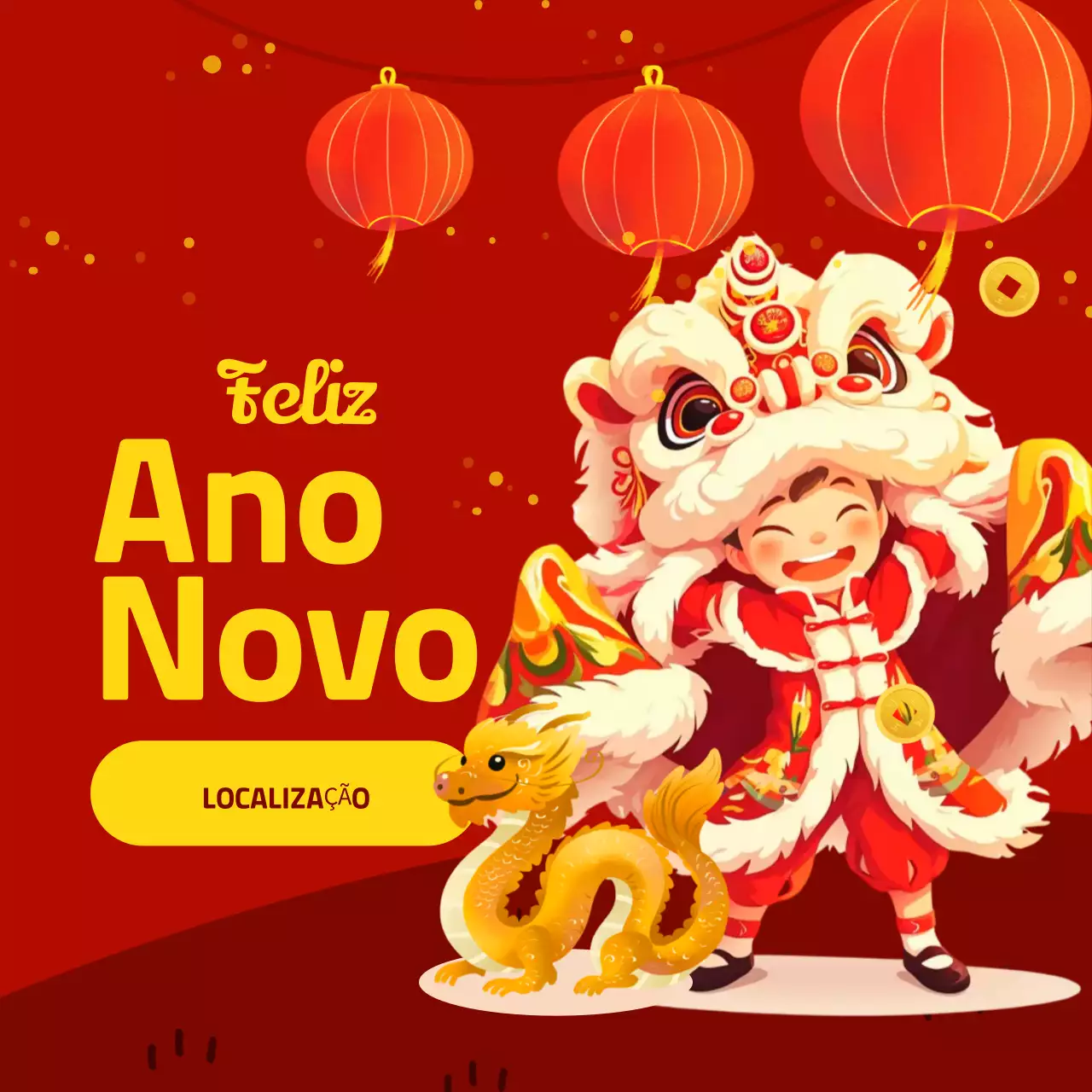 evento cultural vermelho do ano novo lunar