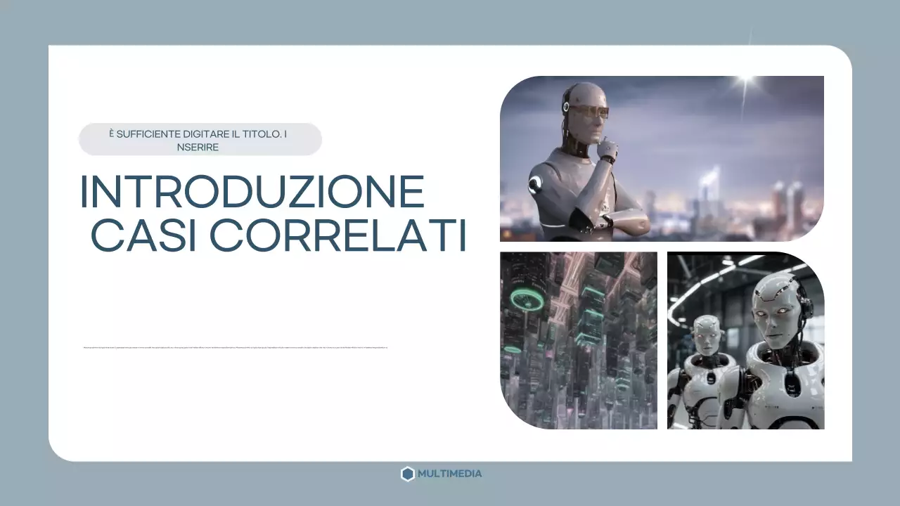 modello di presentazione accademico grigio e moderno