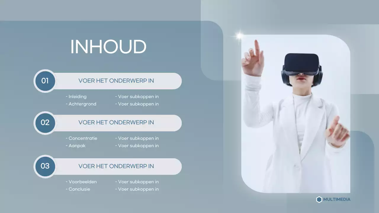 grijs modern academisch presentatie sjabloon