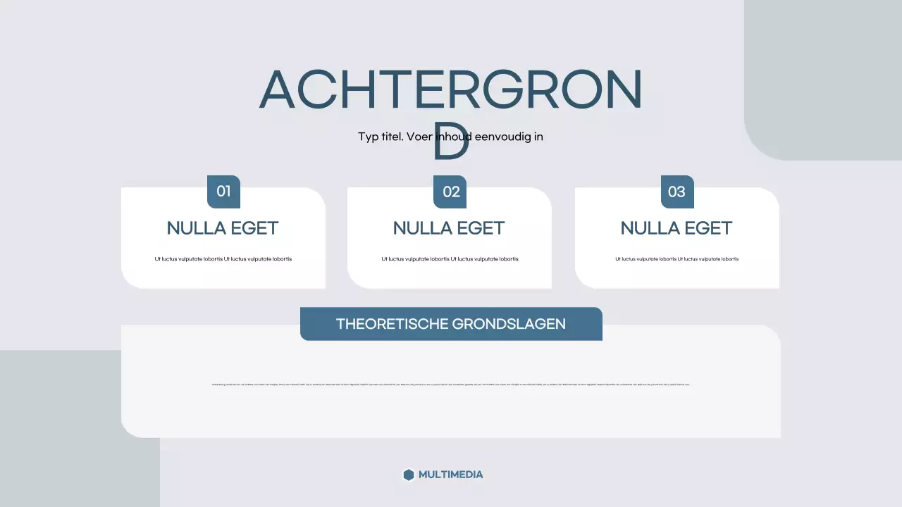 grijs modern academisch presentatie sjabloon