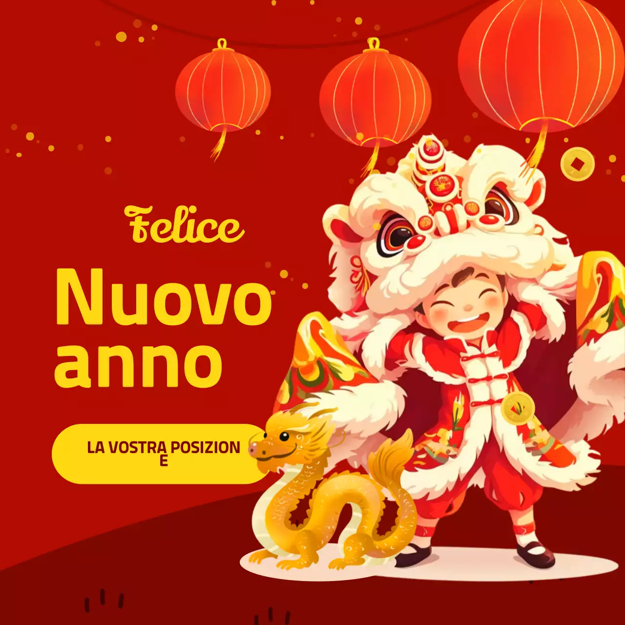 evento rosso culturale del capodanno lunare