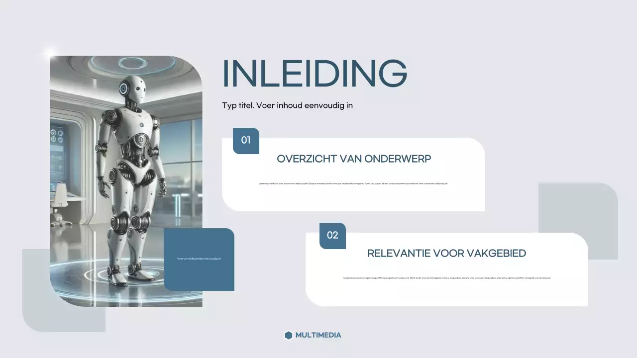 grijs modern academisch presentatie sjabloon
