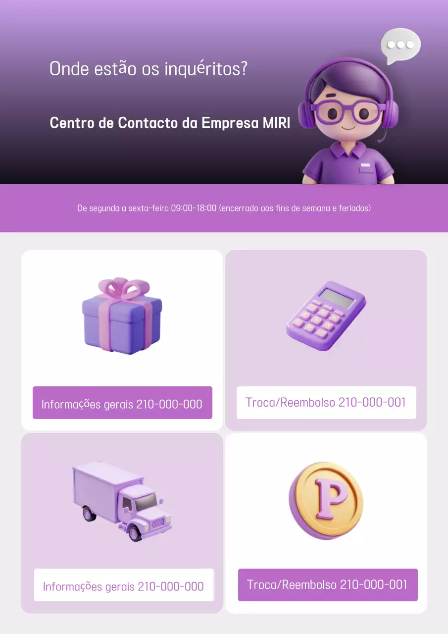 Centro de Ajuda Mauve Simple