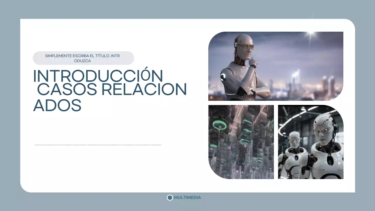 gris plantilla de presentación académica moderna