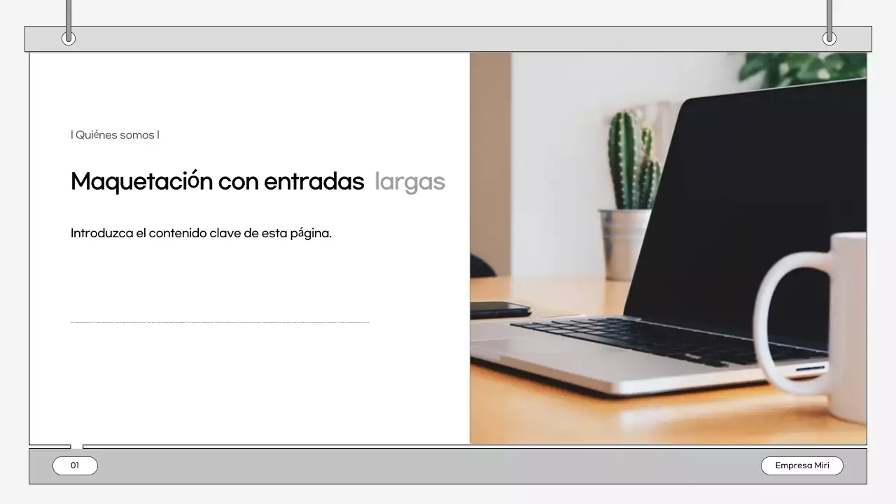 Un plan de negocio sencillo y gris