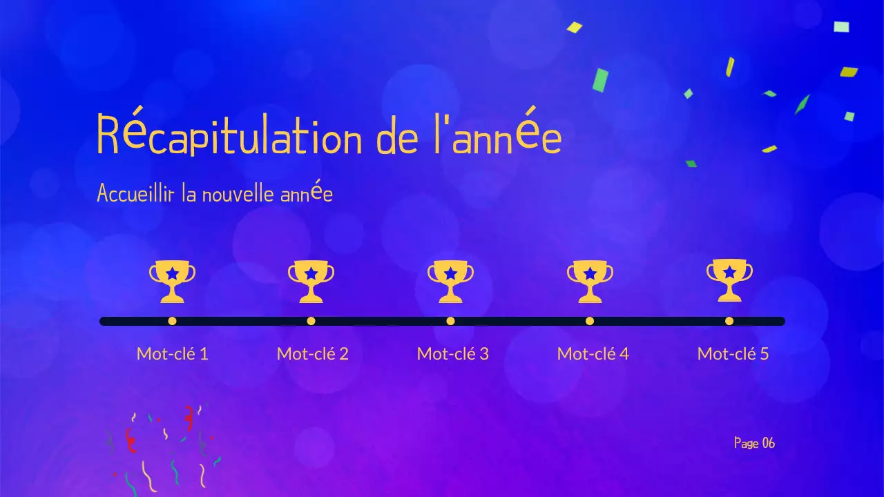 carte de nouvel an moderne marine