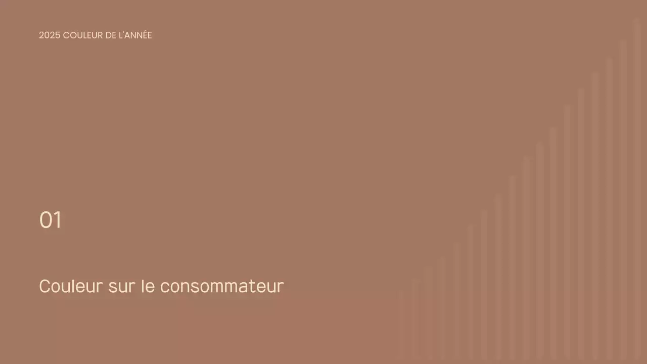 document de rapport sur les tendances modernes en beige