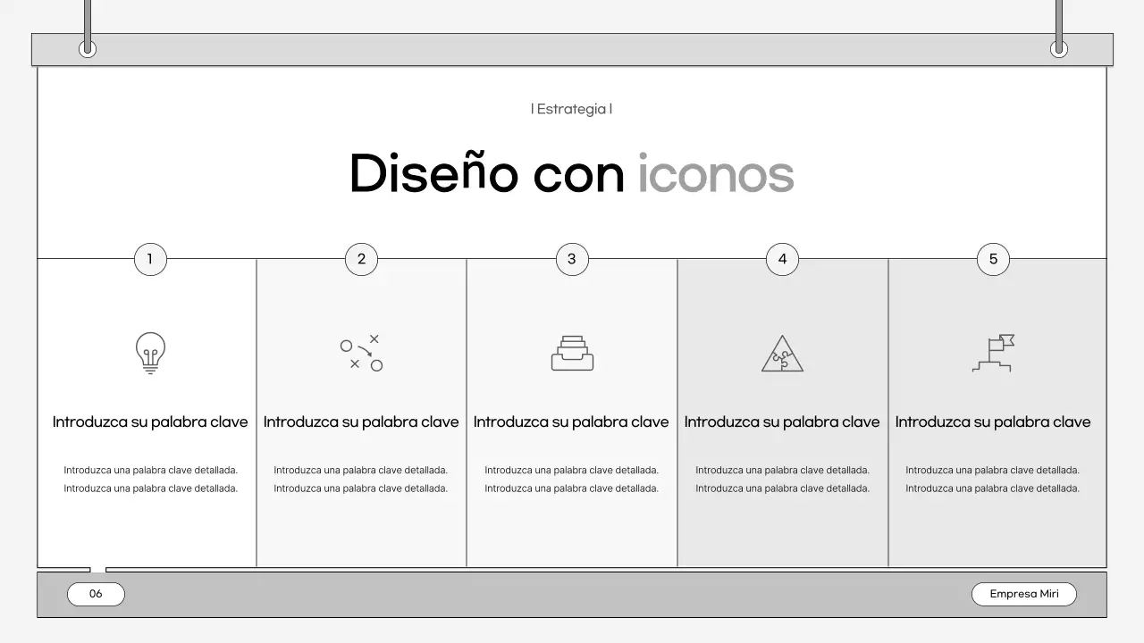 Un plan de negocio sencillo y gris