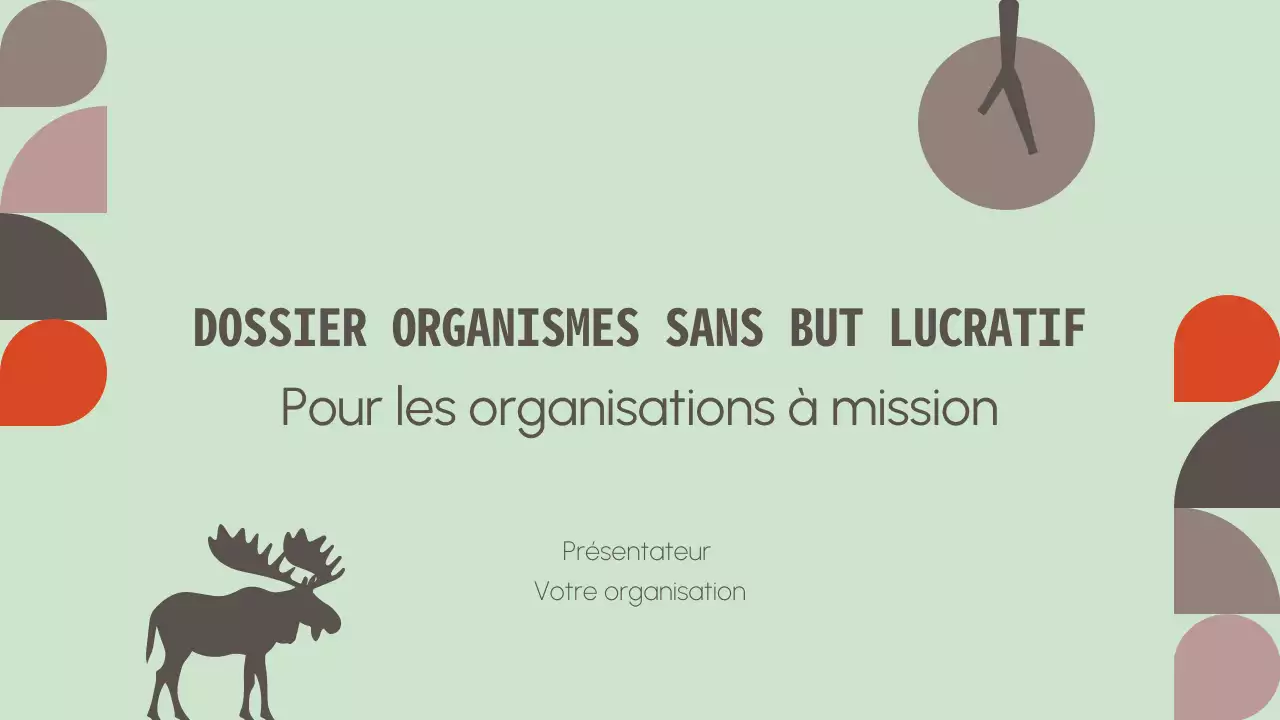 Présentation minimaliste d'une association à but non lucratif de protection de la faune et de la flore