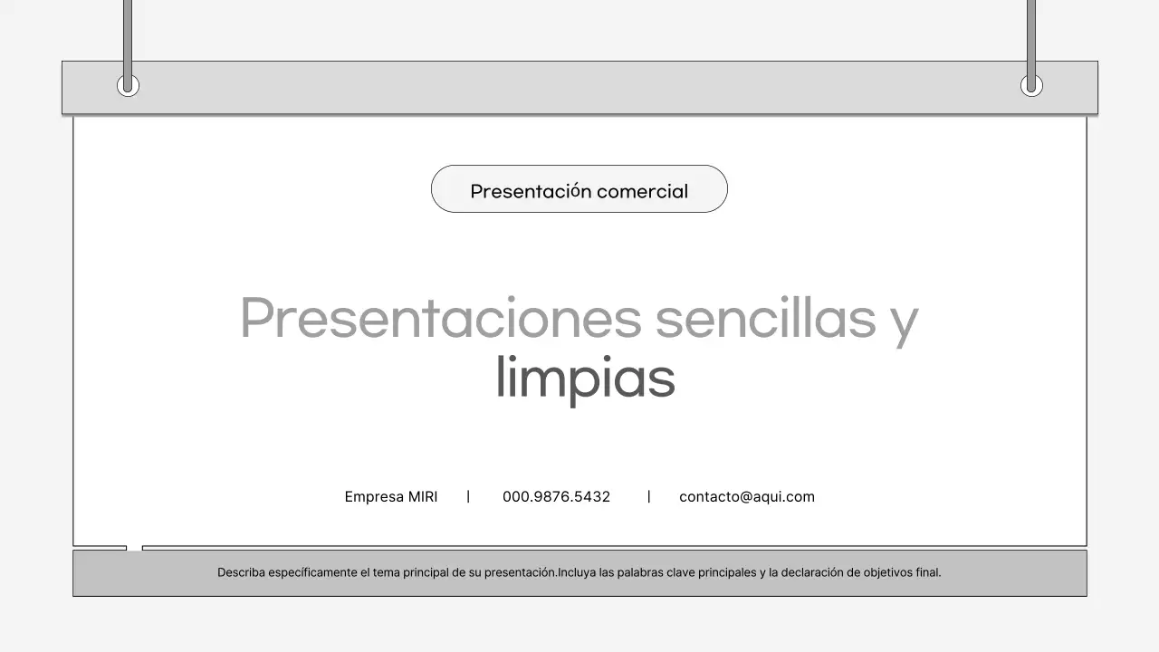 Un plan de negocio sencillo y gris