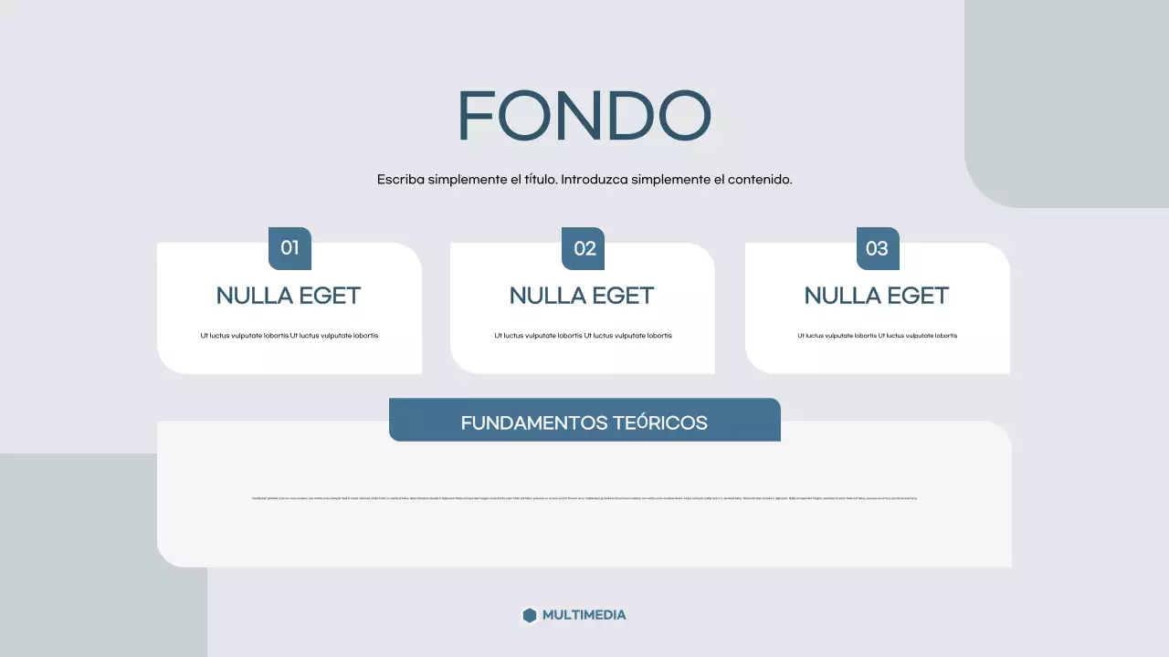 gris plantilla de presentación académica moderna