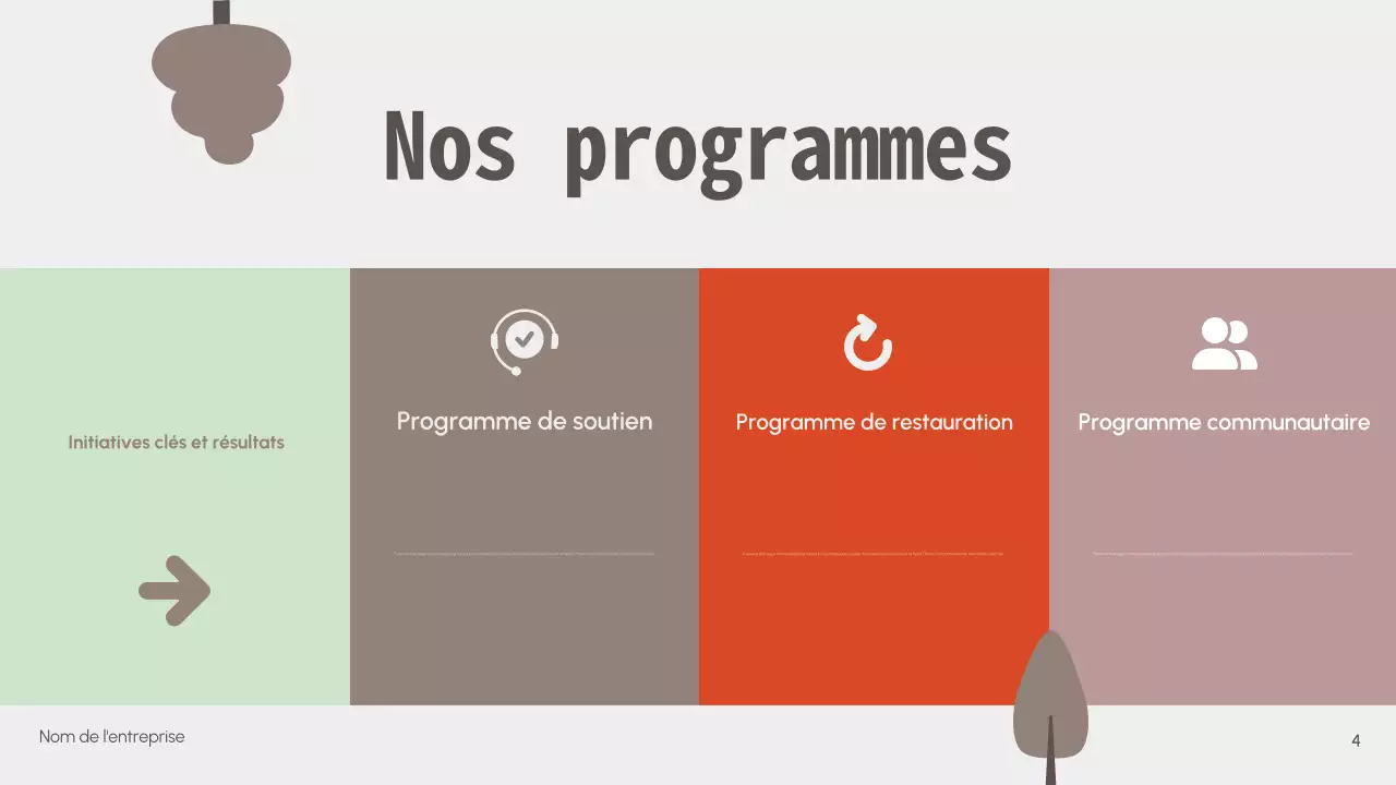 Présentation minimaliste d'une association à but non lucratif de protection de la faune et de la flore