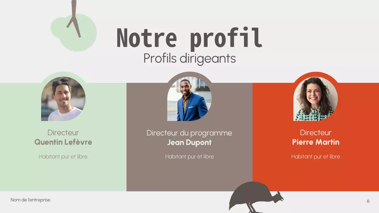 Présentation minimaliste d'une association à but non lucratif de protection de la faune et de la flore