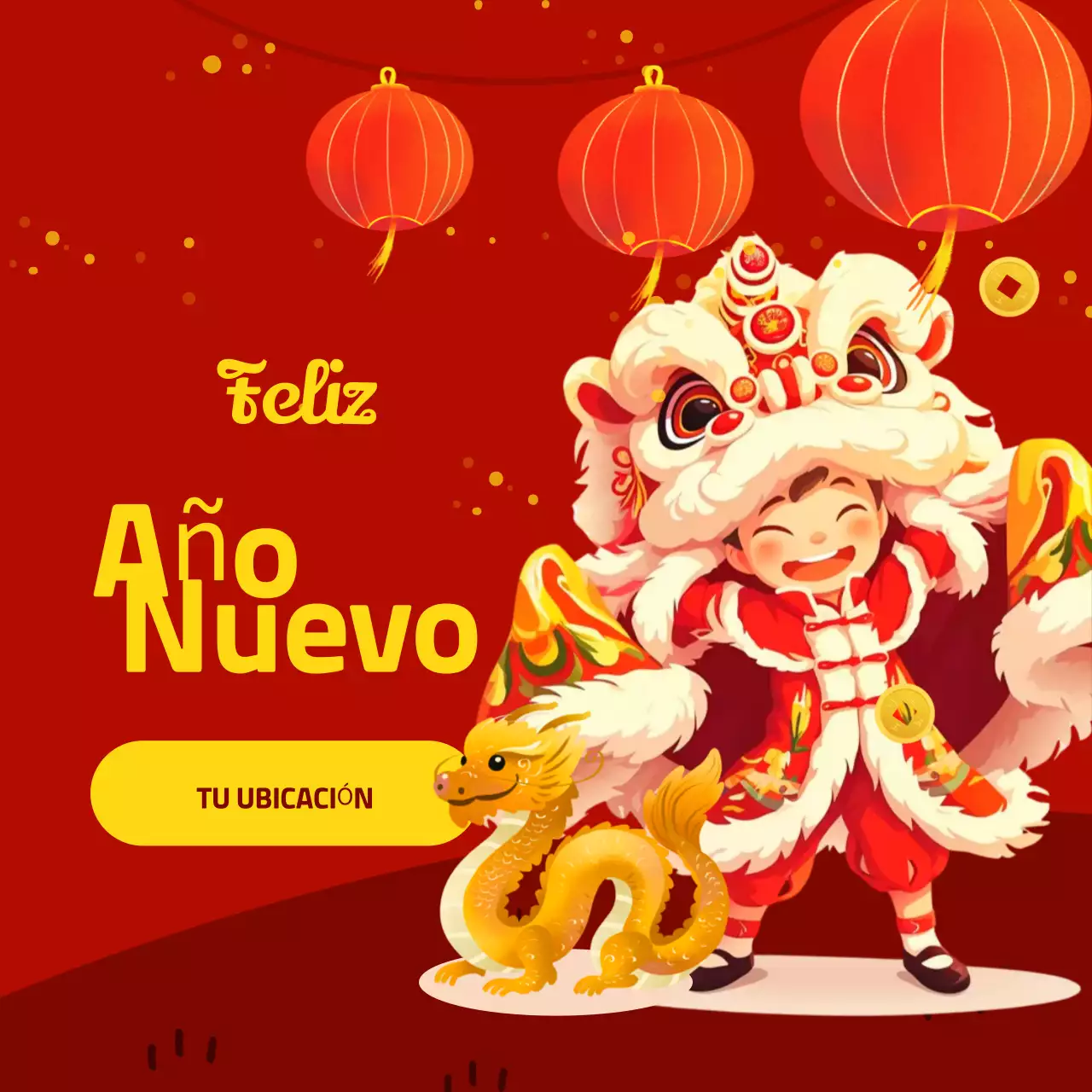 evento cultural rojo del año nuevo lunar