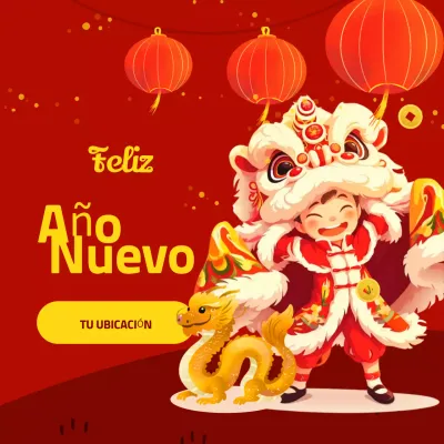 evento cultural rojo del año nuevo lunar