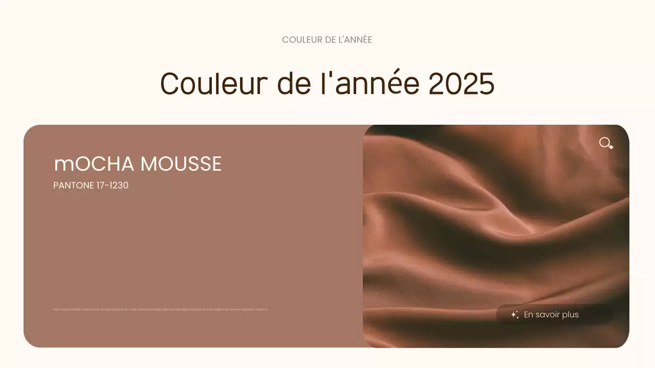 document de rapport sur les tendances modernes en beige