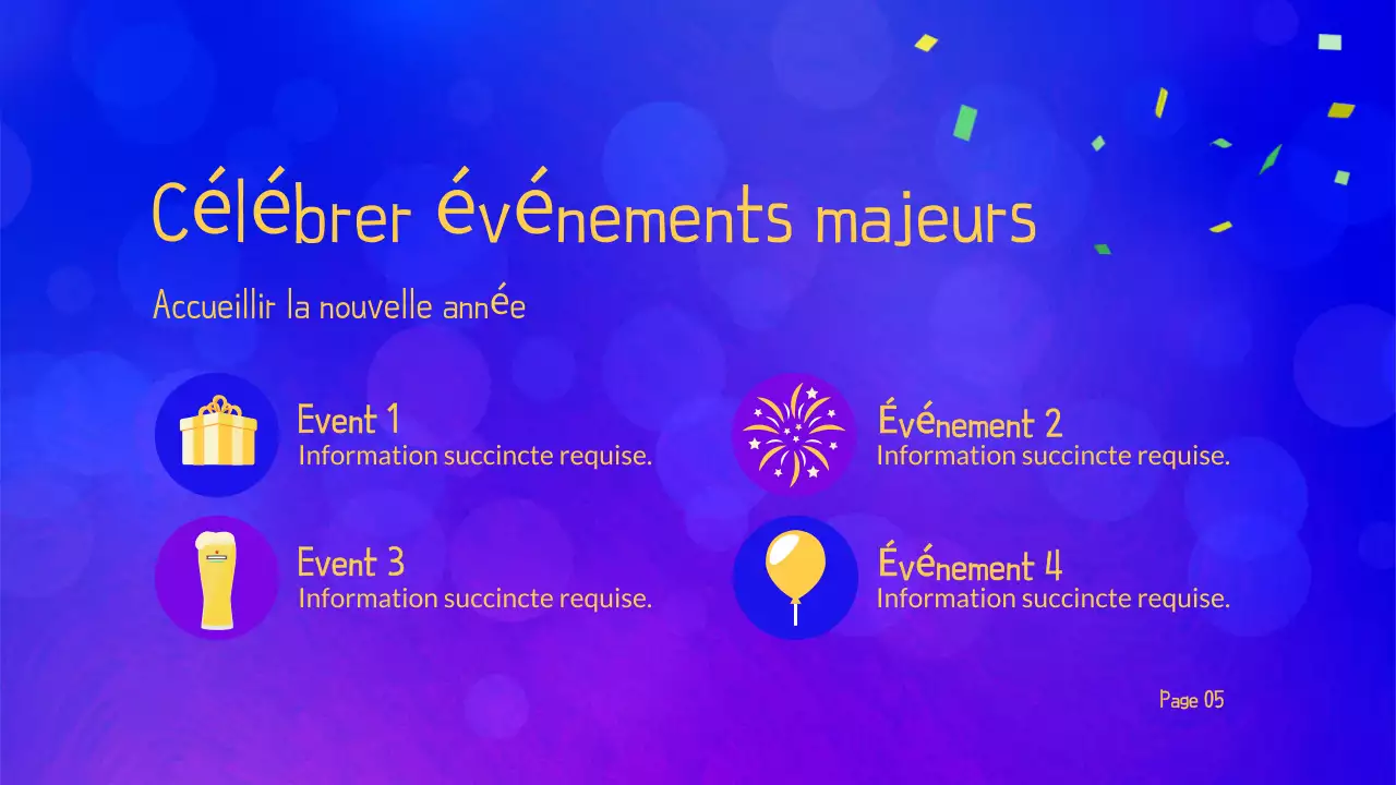 carte de nouvel an moderne marine