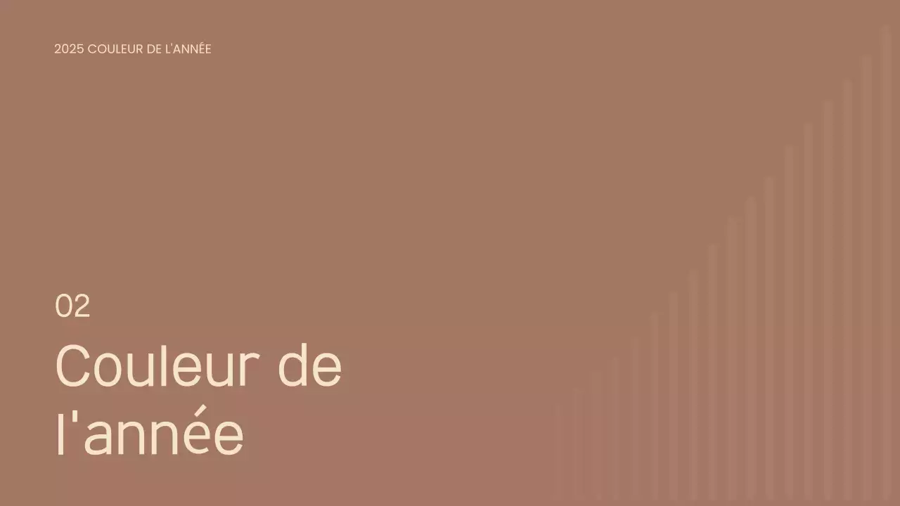document de rapport sur les tendances modernes en beige