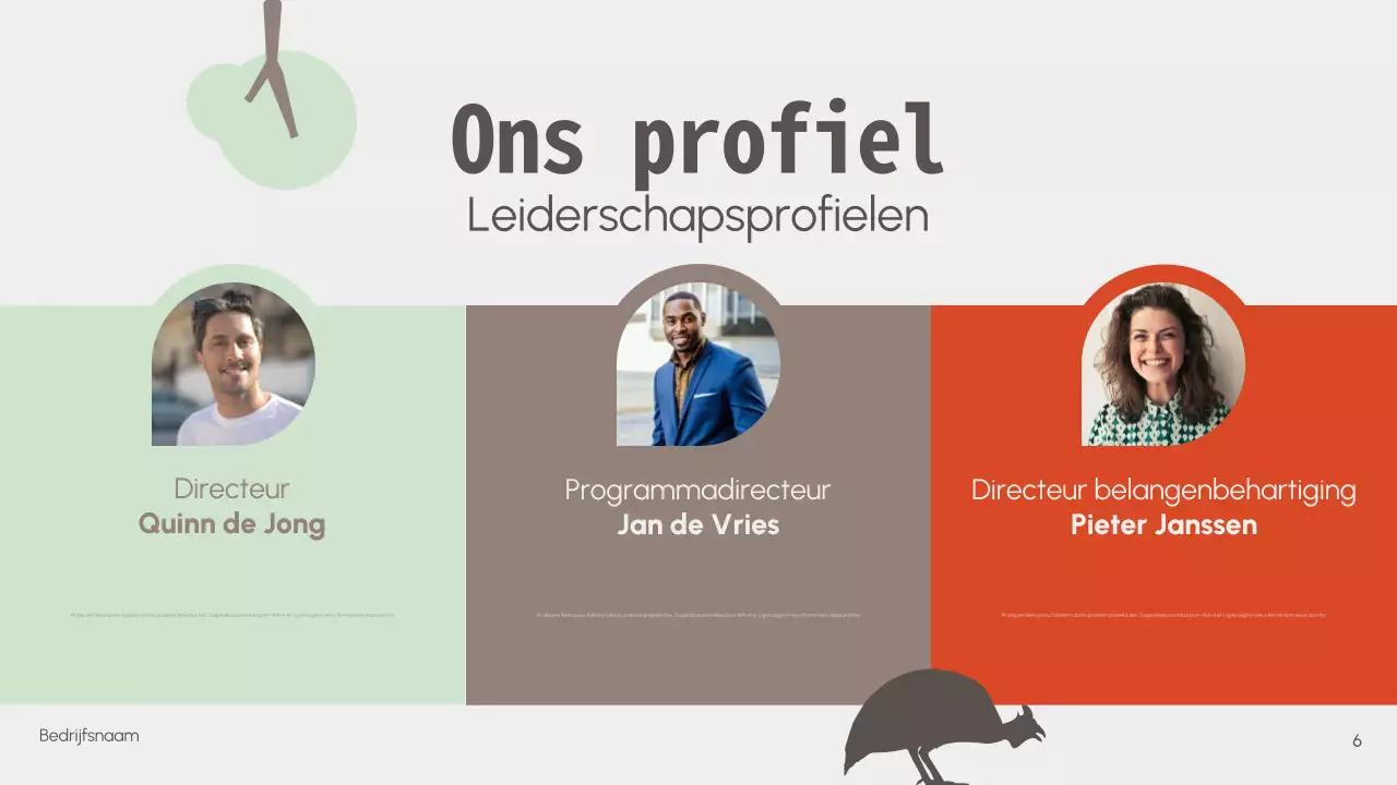 Minimalistische Wildlife Bescherming Non-profit Presentatie