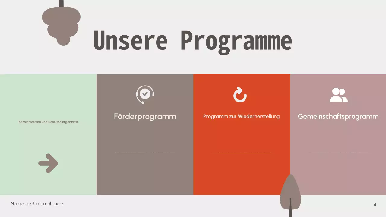 Minimalistische Präsentation zum Schutz von Wildtieren Non-Profit