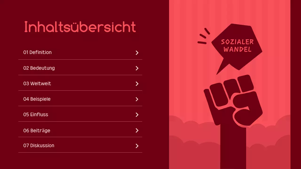 red modern activism Ankündigung