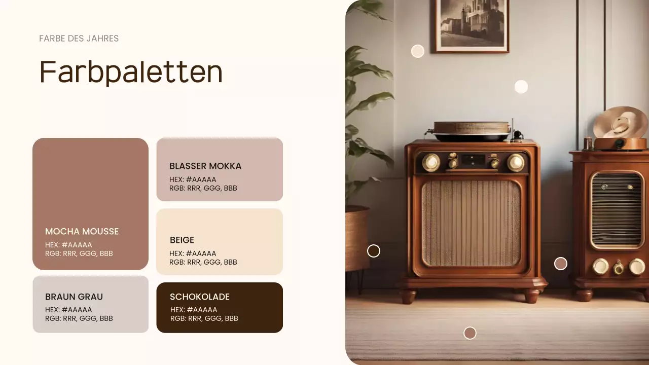 beige modern trend report Dokument