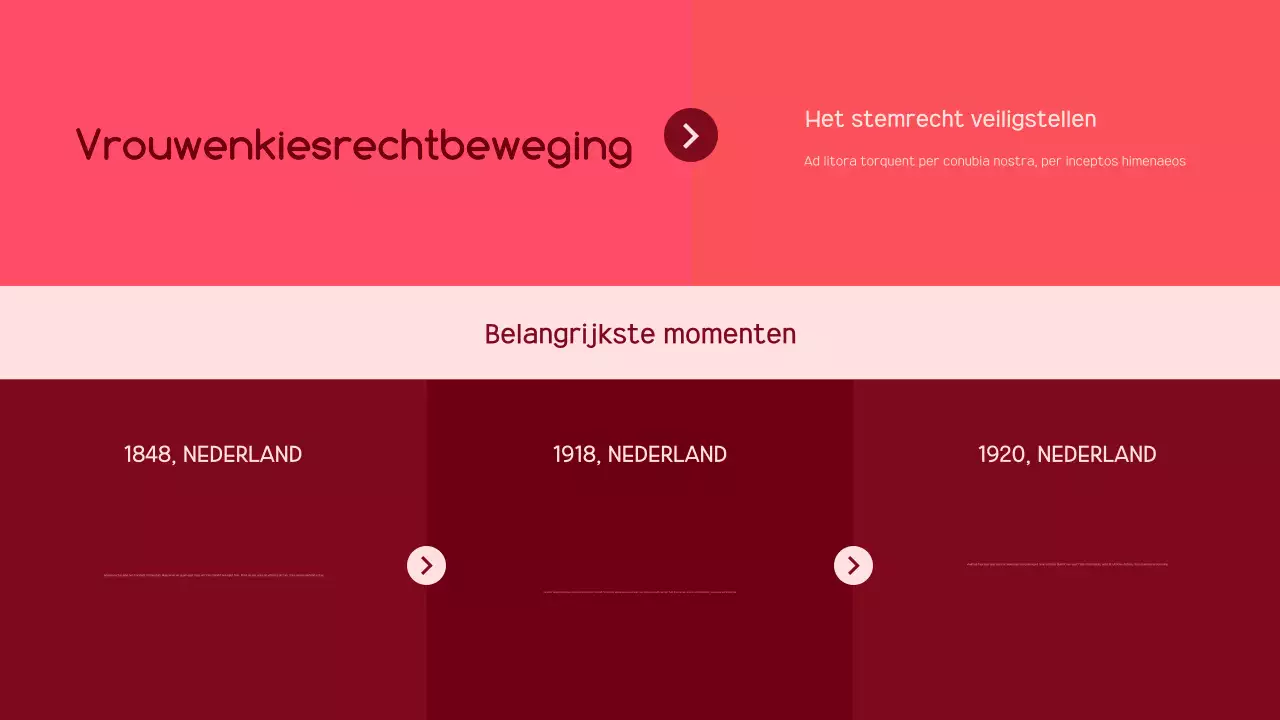 rood modern activisme aankondiging