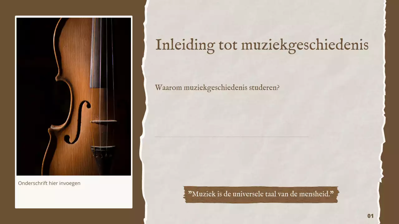 Bruine muziekgeschiedenis