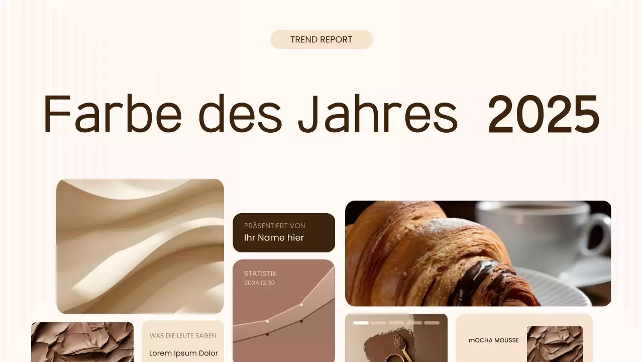 beige modern trend report Dokument