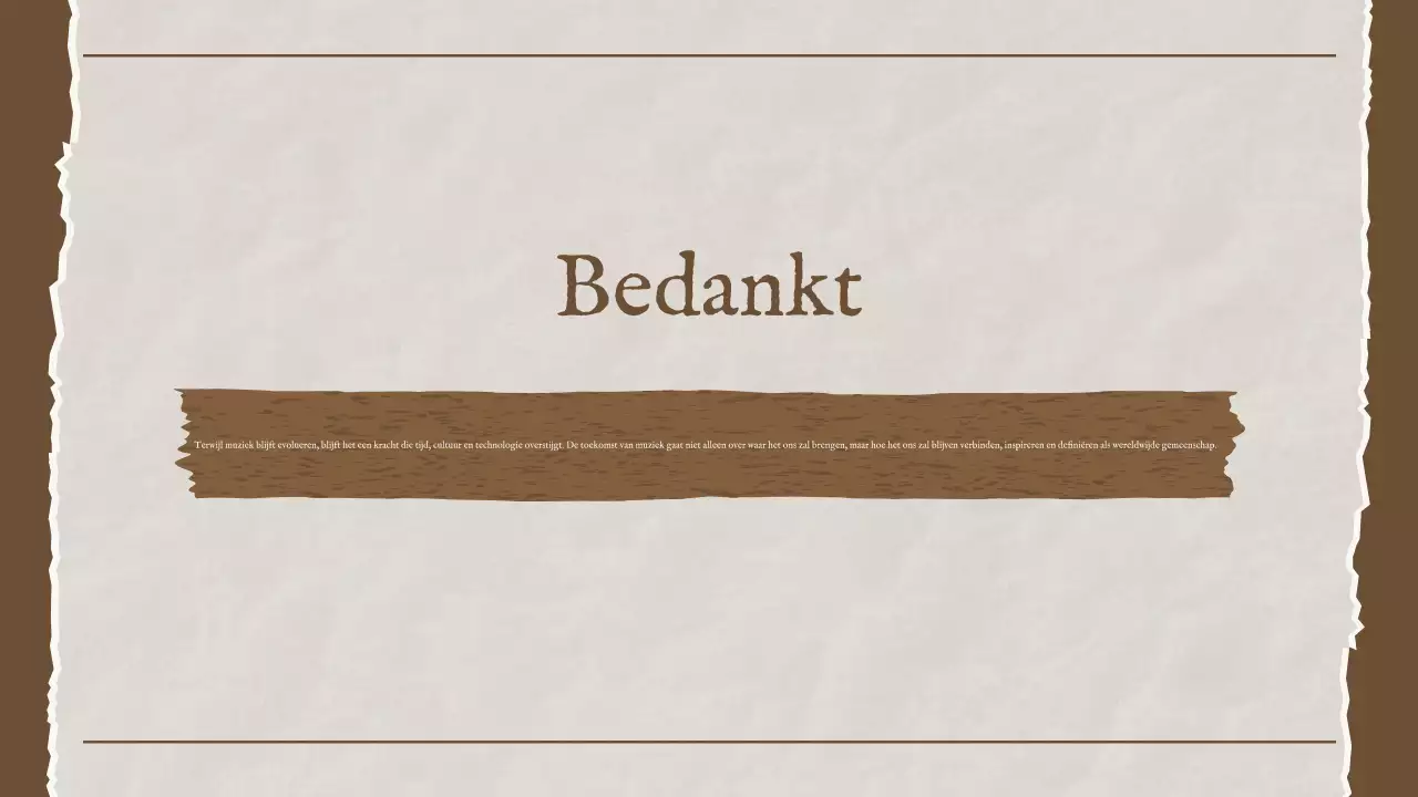 Bruine muziekgeschiedenis