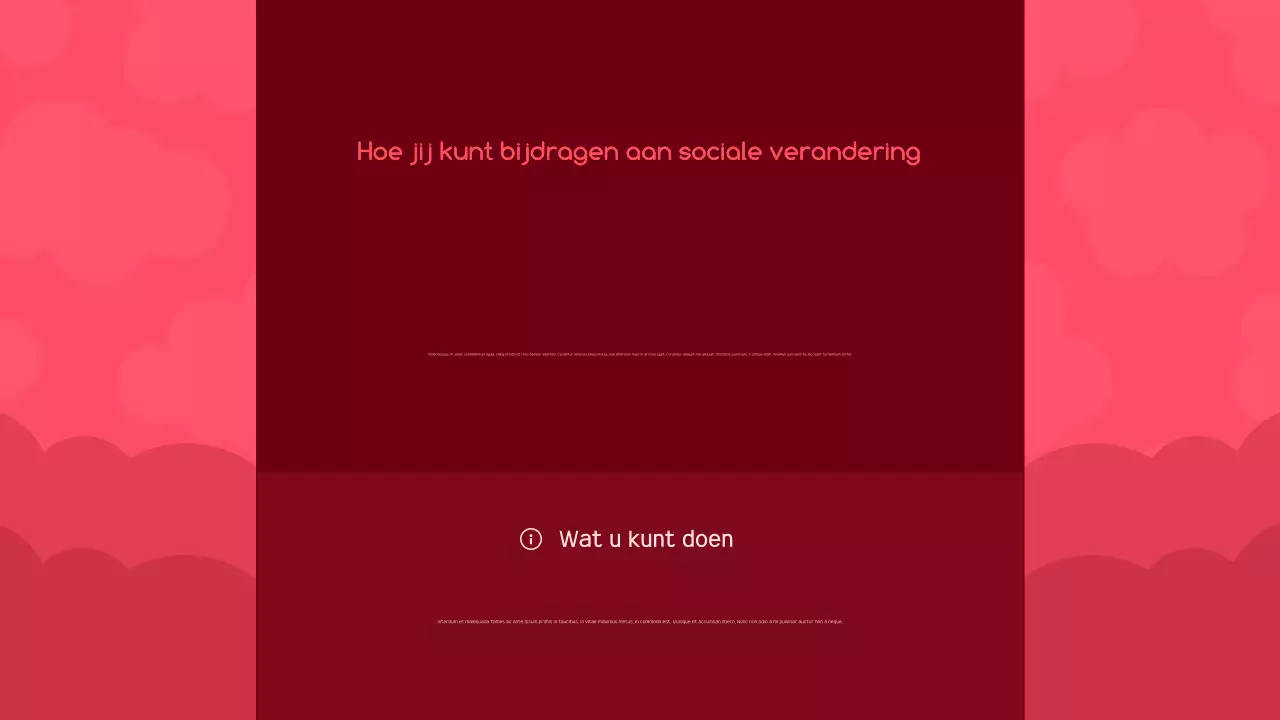 rood modern activisme aankondiging