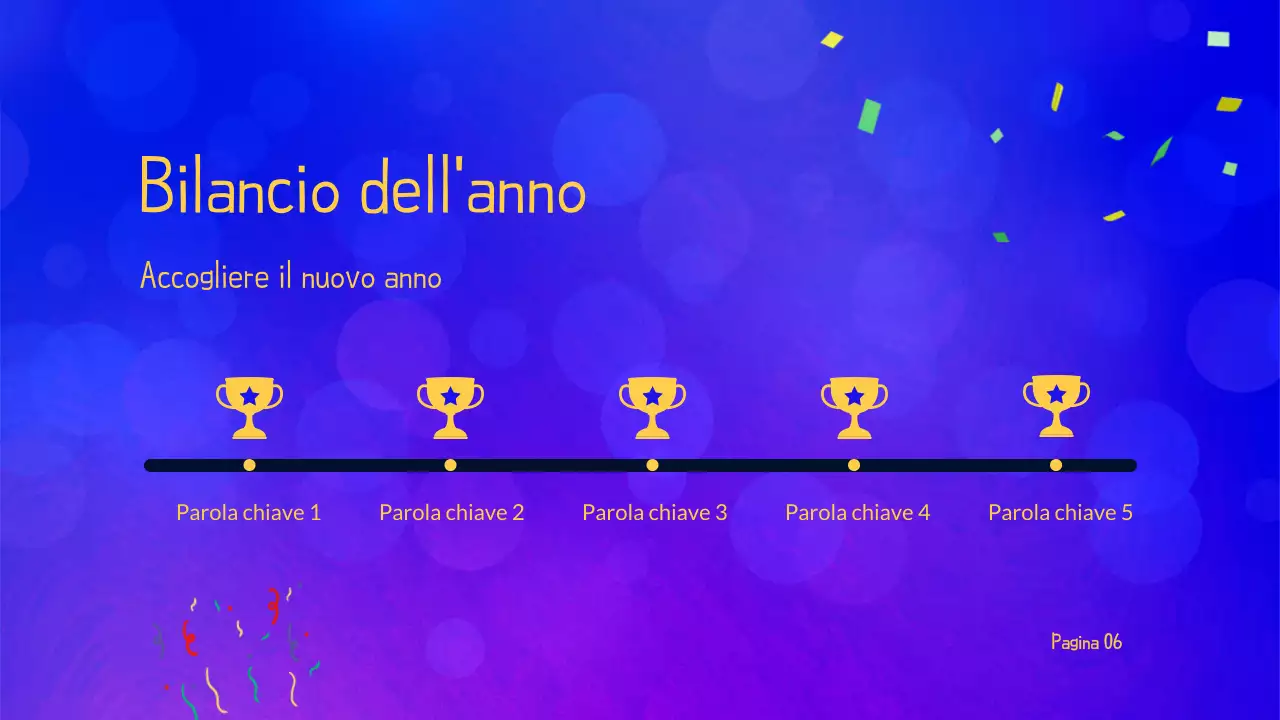 biglietto di capodanno moderno in stile navy