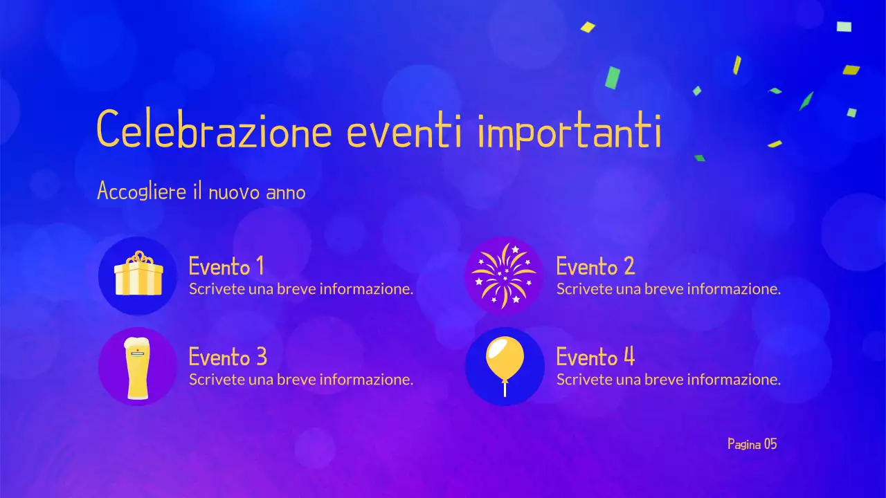 biglietto di capodanno moderno in stile navy