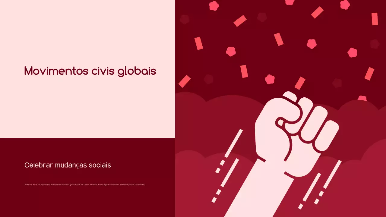 anúncio do ativismo moderno vermelho